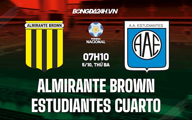 Nhận định Almirante Brown vs Estudiantes Cuarto