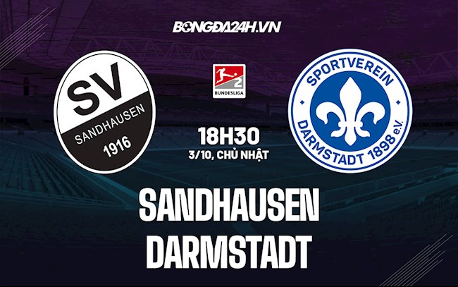 Soi kèo Sandhausen vs Darmstadt Hạng 2 Đức 2021/22