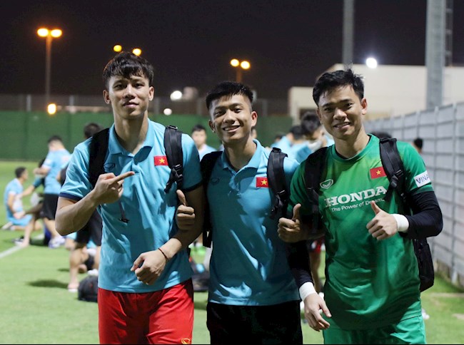 Quế Ngọc Hải Phan Văn Đức Nguyên Mạnh. Ảnh: VFF. Quế Ngọc Hải Phan Văn Đức Nguyên Mạnh. Ảnh: VFF.