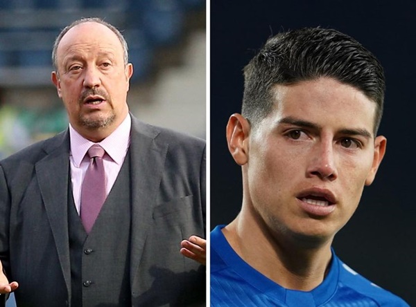 Rafa Benitez tiết lộ lý do loại bỏ James Rodriguez