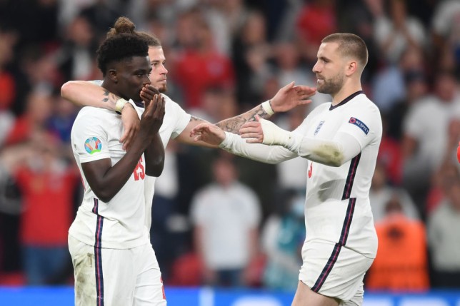 Bukayo Saka và Luke Shaw vắng mặt ở buổi tập gần nhất của ĐT Anh