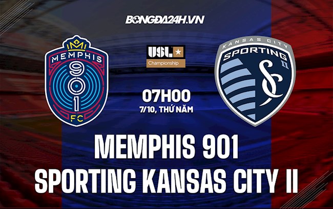 Soi kèo Memphis 901 vs Sporting Kansas City II Hạng Nhất Mỹ 2021/22
