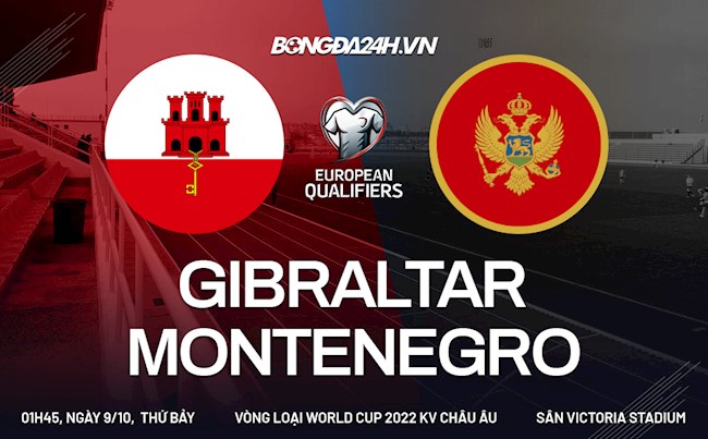 Nhận định Gibraltar vs Montenegro 1h45 ngày 9/10 (Vòng loại World Cup 2022)