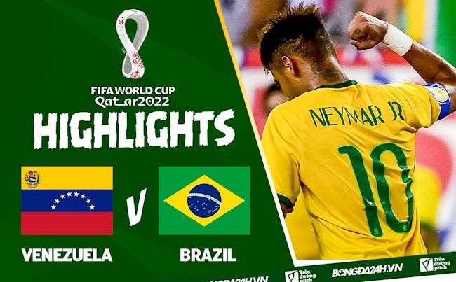 Video tổng hợp: Venezuela 1-3 Brazil (Vòng loại World Cup 2022)
