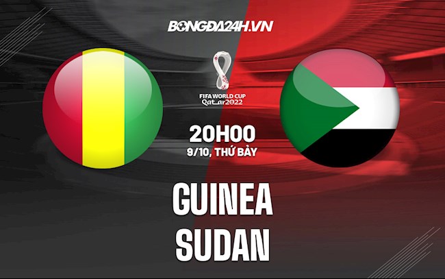 Nhận định, dự đoán Guinea vs Sudan 20h00 ngày 9/10 (Vòng loại World Cup 2022)