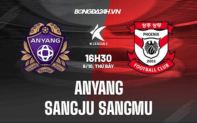 Soi kèo Anyang vs Sangju Sangmu Hạng 2 Hàn Quốc 2021