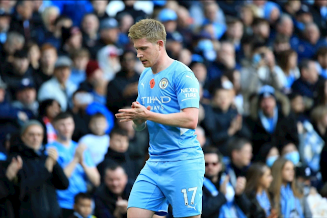 Kevin de Bruyne có thể ngồi dự bị ở trận derby Manchester