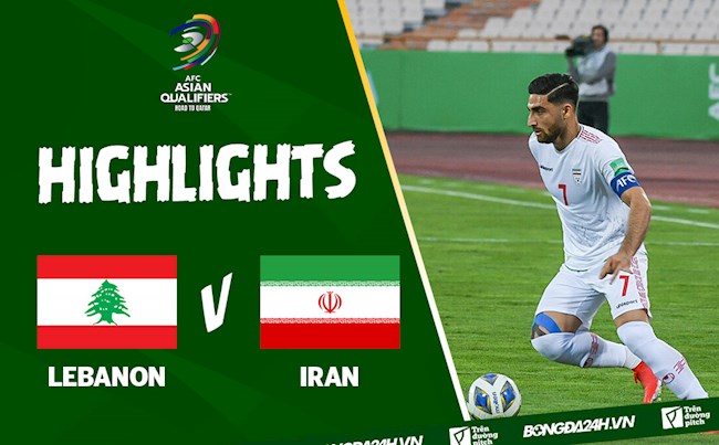 Video Lebanon vs Iran (vòng loại World Cup 2022)
