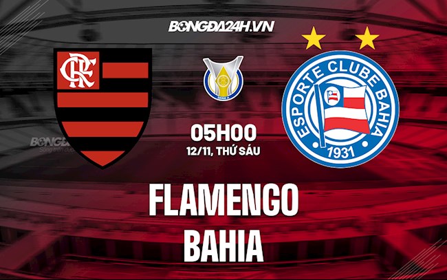 Nhận định bóng đá Flamengo vs Bahia 5h00 ngày 12/11 (VĐQG Brazil 2021)