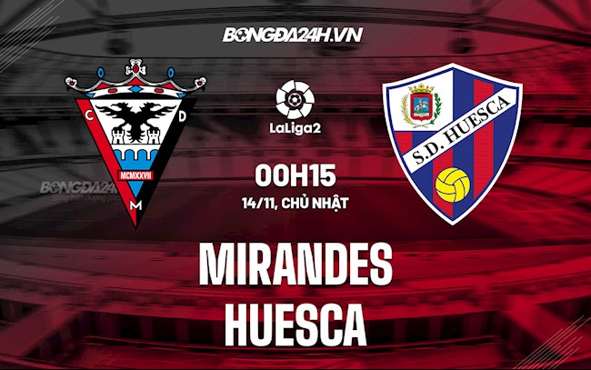 Soi kèo Mirandes vs Huesca Hạng 2 TBN
