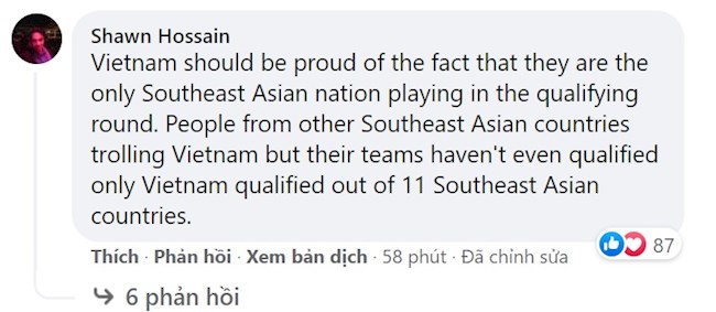 CĐV quốc tế bình luận sau trận Việt Nam 0-1 Saudi Arabia