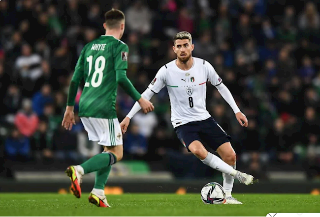 Italia tạo ra được rất ít cơ hội nguy hiểm trong hiệp 1