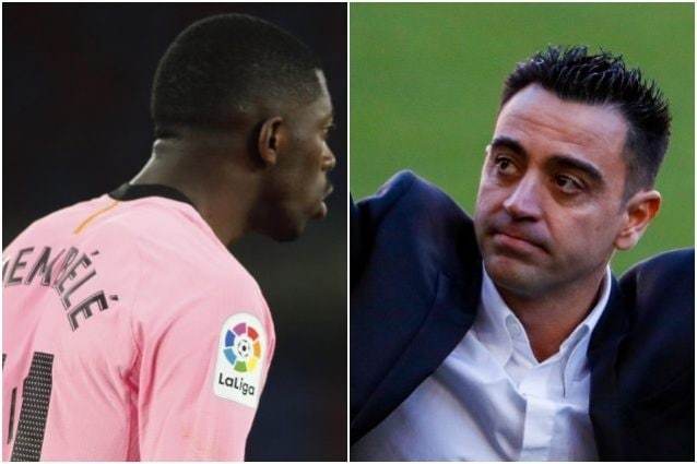 Dembele bị Xavi phạt vì đi tập muộn