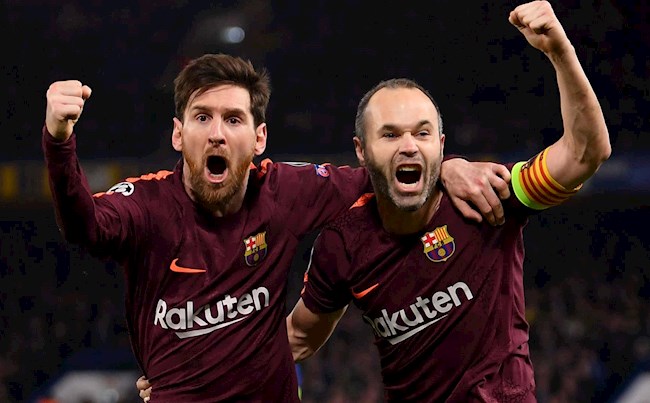 Messi Iniesta