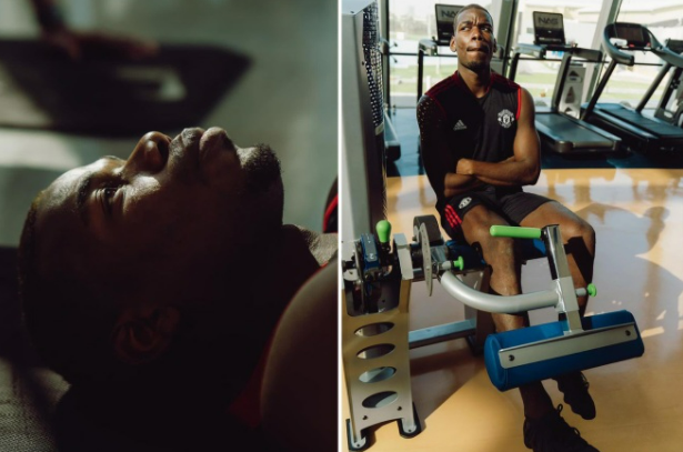 Paul Pogba hiện đang ở Dubai điều trị chấn thương