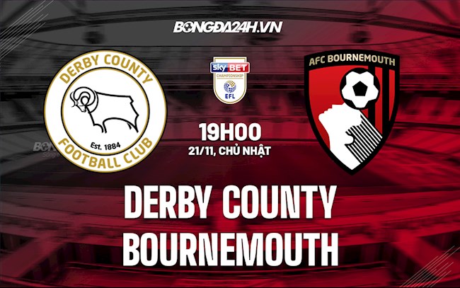 Nhận định bóng đá Derby County vs Bournemouth