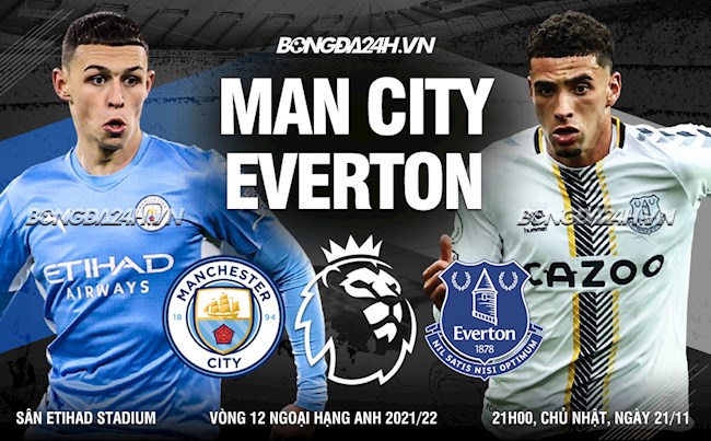 Thắng dễ Everton, Man City tiếp tục bám sát Chelsea