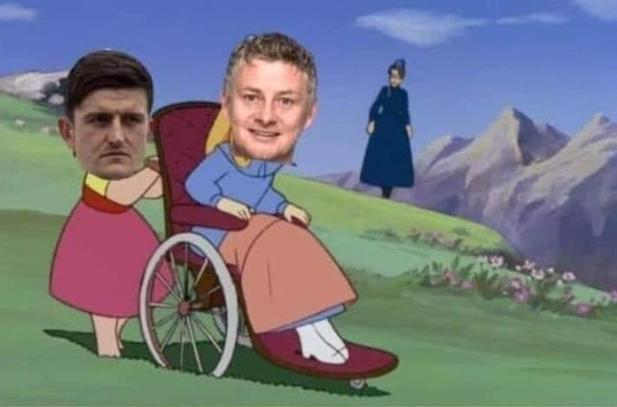 Bức ảnh Harry Maguire tiễn Solskjaer khỏi MU gây sốt