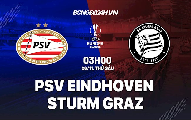 PSV Eindhoven vs Sturm Graz
