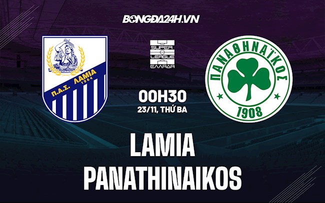 lamia fc-Nhận định, dự đoán Lamia vs Panathinaikos 23h ngày 22/11 (VĐQG Hy Lạp 2021/22) 