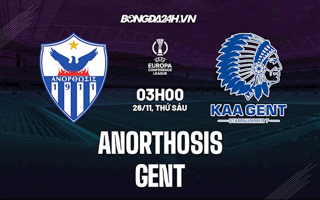 Soi kèo Anorthosis vs Gent Europa Conference League 2021/22