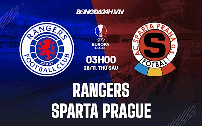 Nhận định Rangers vs Sparta Prague 3h00 ngày 26/11 (Europa League 2021/22)