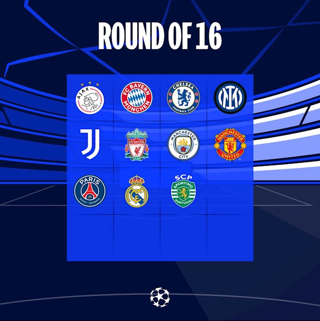 11 đội đã vượt qua vòng bảng Champions League 2021/22 11 đội đã vượt qua vòng bảng Champions League 2021/22