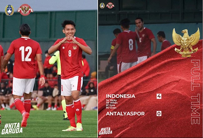 Indonesia thắng tưng bừng trước ngày sang Singapore