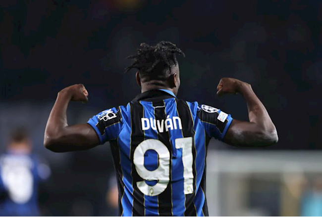 Duvan Zapata ghi 1 bàn thắng cho Atalanta