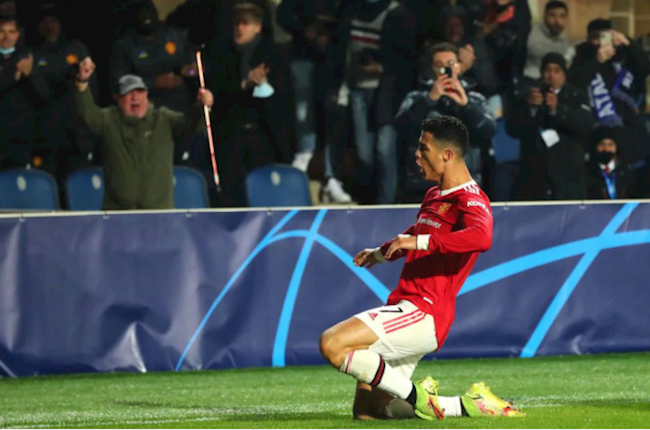 Với cú đúp trước Atalanta, Ronaldo được chấm điểm cao nhất bên phía MU