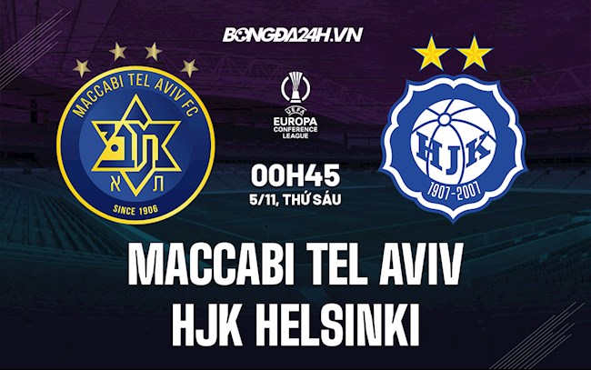 Soi kèo Maccabi Tel Aviv vs HJK Helsinki Europa Conference League 2021/22