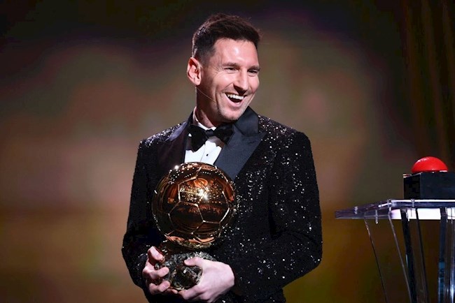 Messi chia sẻ trên trang cá nhân sau khi giành Quả bóng vàng bóng vàng 2021
