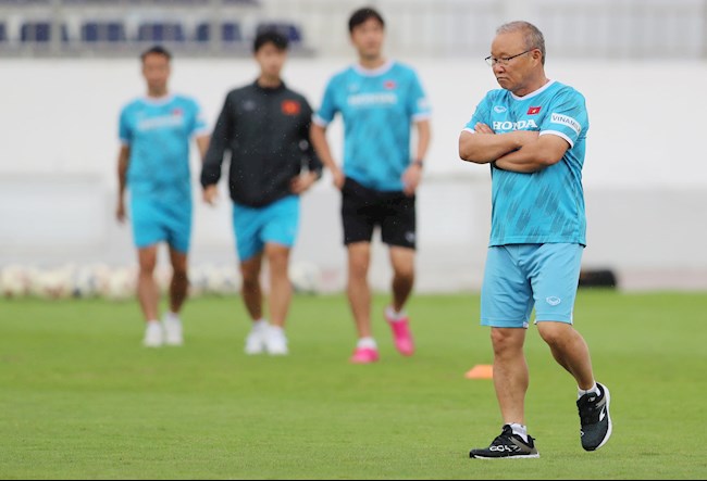 HLV Park Hang Seo ĐT Việt Nam. Ảnh: VFF