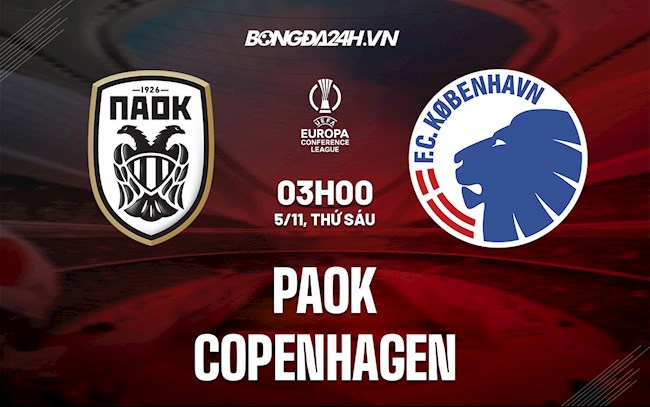 Nhận định bóng đá PAOK vs Copenhagen