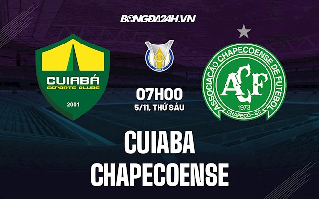 Nhận định,  Cuiaba vs Chapecoense 7h00 ngày 5/11 (VĐQG Brazil 2021)