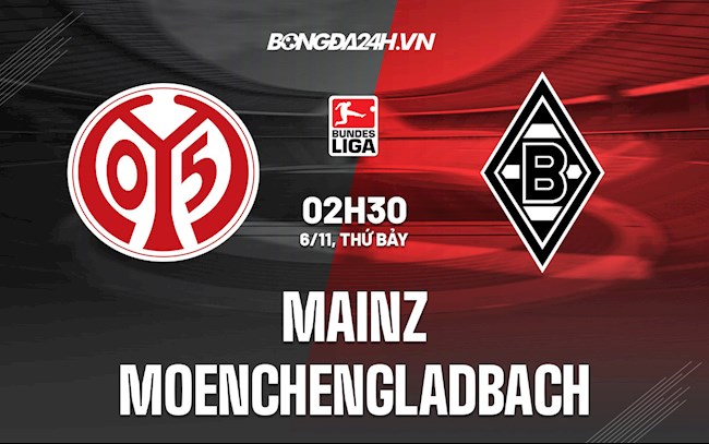 Nhận định,  Mainz vs Gladbach 2h30 ngày 6/11 (Bundesliga 2021/22)