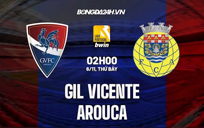 Soi kèo Gil Vicente vs Arouca VĐQG Bồ Đào Nha 2021/22