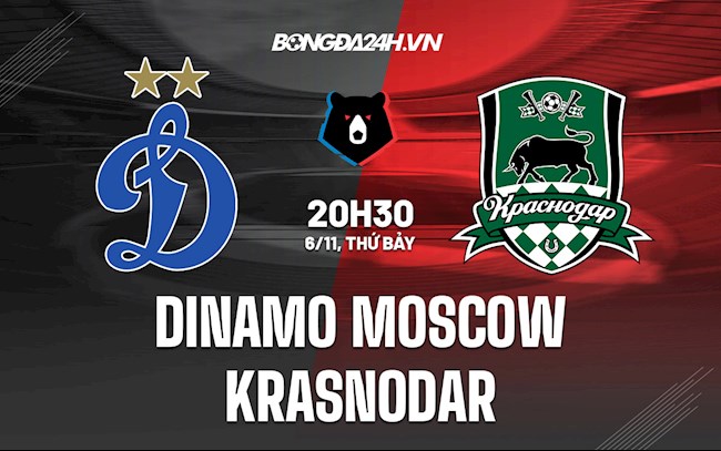 Soi kèo Dinamo Moscow vs Krasnodar VĐQG Nga