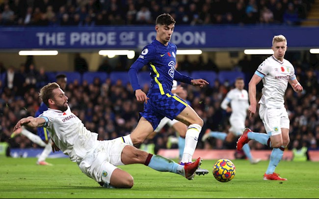 Chelsea sảy chân tiếc nuối, Kai Havertz chỉ trích lối đá của Burnley