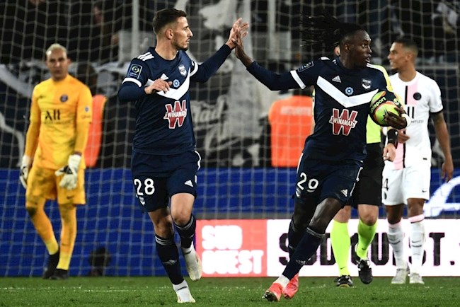 Bordeaux ghi được đến 2 bàn để rồi chỉ thua sát nút Bordeaux ghi được đến 2 bàn để rồi chỉ thua sát nút