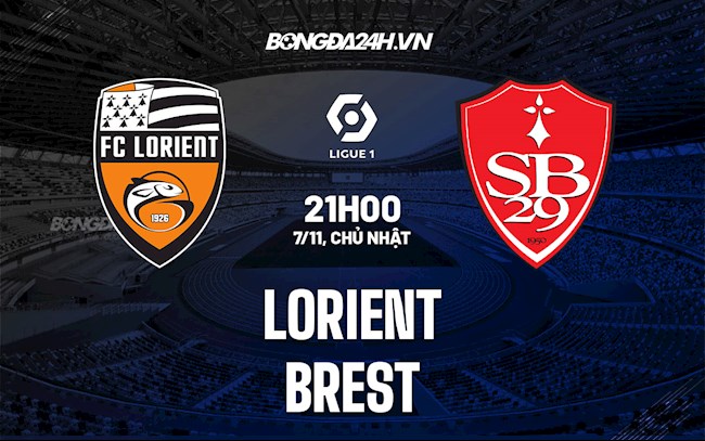 Nhận định bóng đá Lorient vs Brest 21h00 ngày 7/11 (VĐQG Pháp 2021/22)