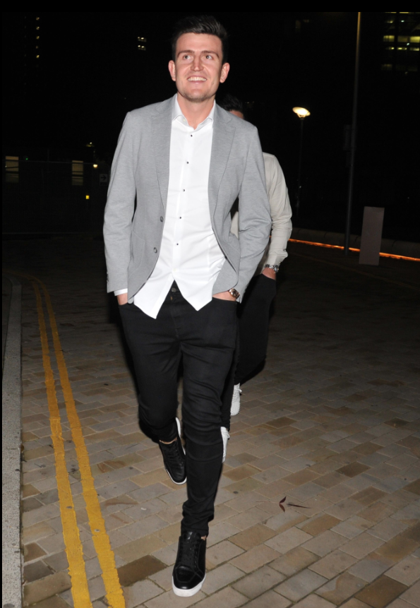 Maguire trong ngày sinh nhật em gái Maguire trong ngày sinh nhật em gái