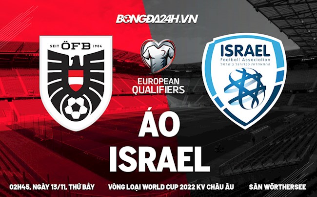 Nhận định bóng đá Áo vs Israel 2h45 ngày 13/11 (Vòng loại World Cup 2022)