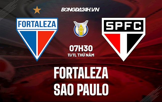 Nhận định bóng đá Fortaleza vs Sao Paulo 7h30 ngày 11/11 (VĐQG Brazil 2021)