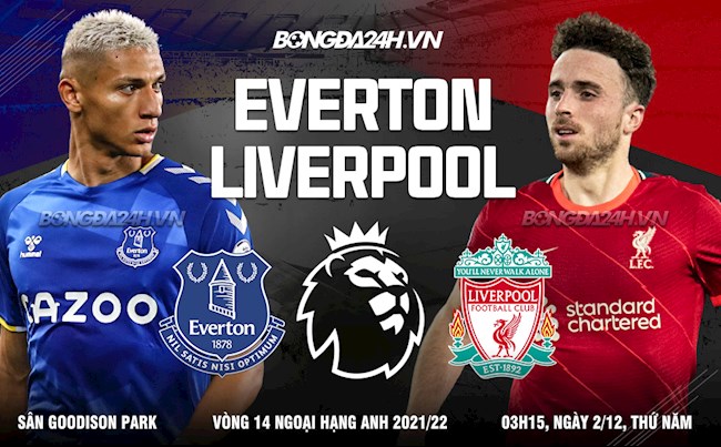 Nhận định Everton vs Liverpool (03h15 ngày 2/12): Derby không cân sức