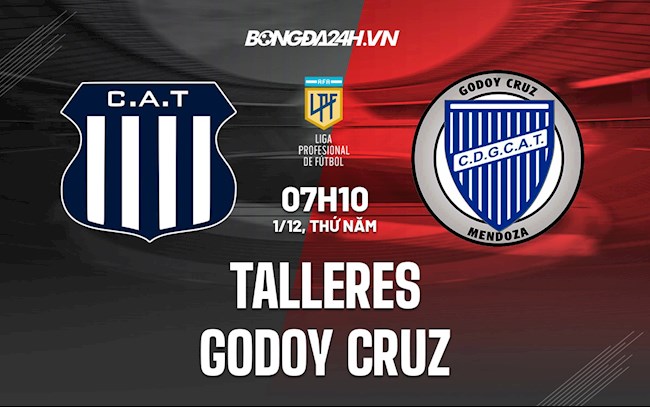 Nhận định Talleres vs Godoy Cruz 7h10 ngày 2/12 (Cúp Quốc gia Argentina 2021)