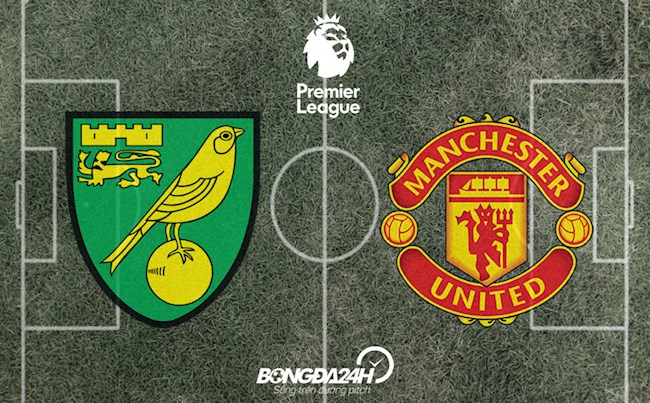 Đội hình chính thức Norwich vs MU 0h30 ngày 12/12/2021