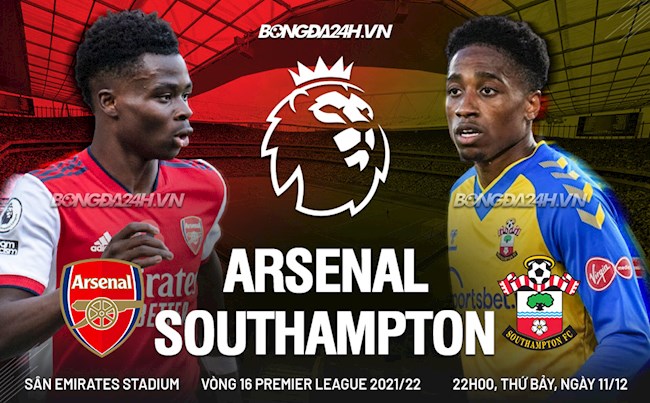 Nhận định Arsenal vs Southampton (22h00 ngày 11/12): Pháo thủ trở lại