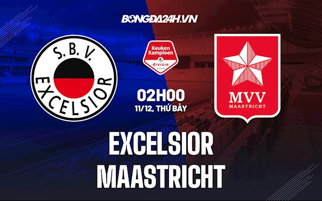 Nhận định bóng đá Excelsior vs Maastricht 2h00 ngày 11/12 (Hạng 2 Hà Lan 2021/22)