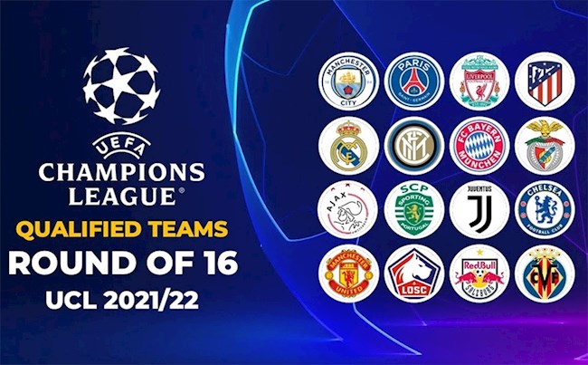 bốc thăm c1 1 16-Tối nay bốc thăm vòng 1/8 Champions League 2021/22 